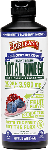 Seriously Delicious Plant Based Total Omega Pomegranate Blueberry Smoothie 16 oz