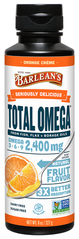 Seriously Delicious Total Omega Orange Creme 8 oz
