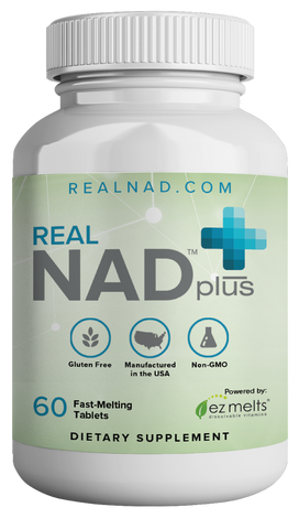Real NAD+ 60 EZ Melt Tablets