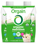 Organic Nutrition Shake Sweet Vanilla Bean 4 Pack