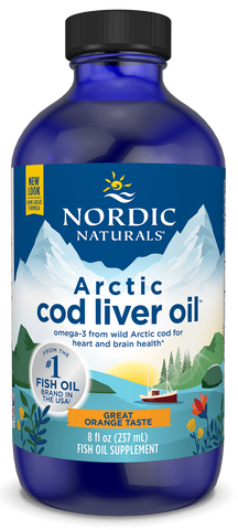 Arctic Cod Liver Oil Orange 8 fl oz