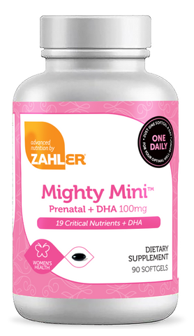 Mighty Mini Prenatal+DHA 90 Softgels