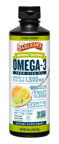 Seriously Delicious High Potency Omega-3 Citrus Sorbet 16 oz