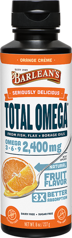 Seriously Delicious Total Omega Orange Creme 8 oz