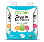 Vegan Organic Nutrition Shake Sweet Vanilla Bean 4 Pack