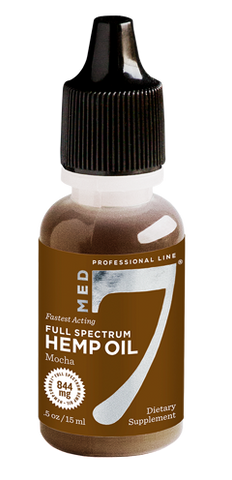 MED 7 HEMP OIL MOCHA .5 OZ