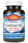 Cod Liver Oil Gems 100 Softgels