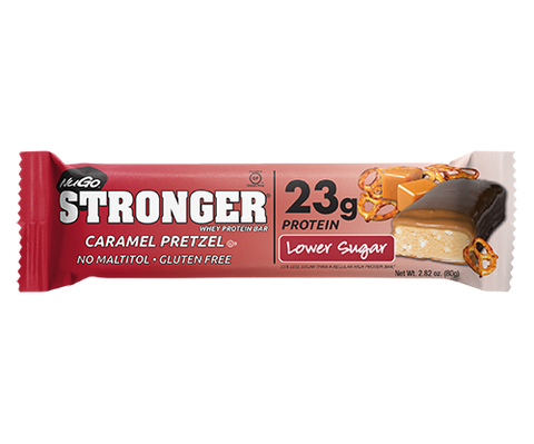 Stronger Caramel Pretzel 12 Bars